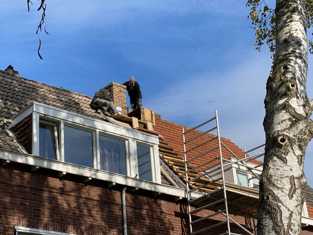 Restoring a brick chimney